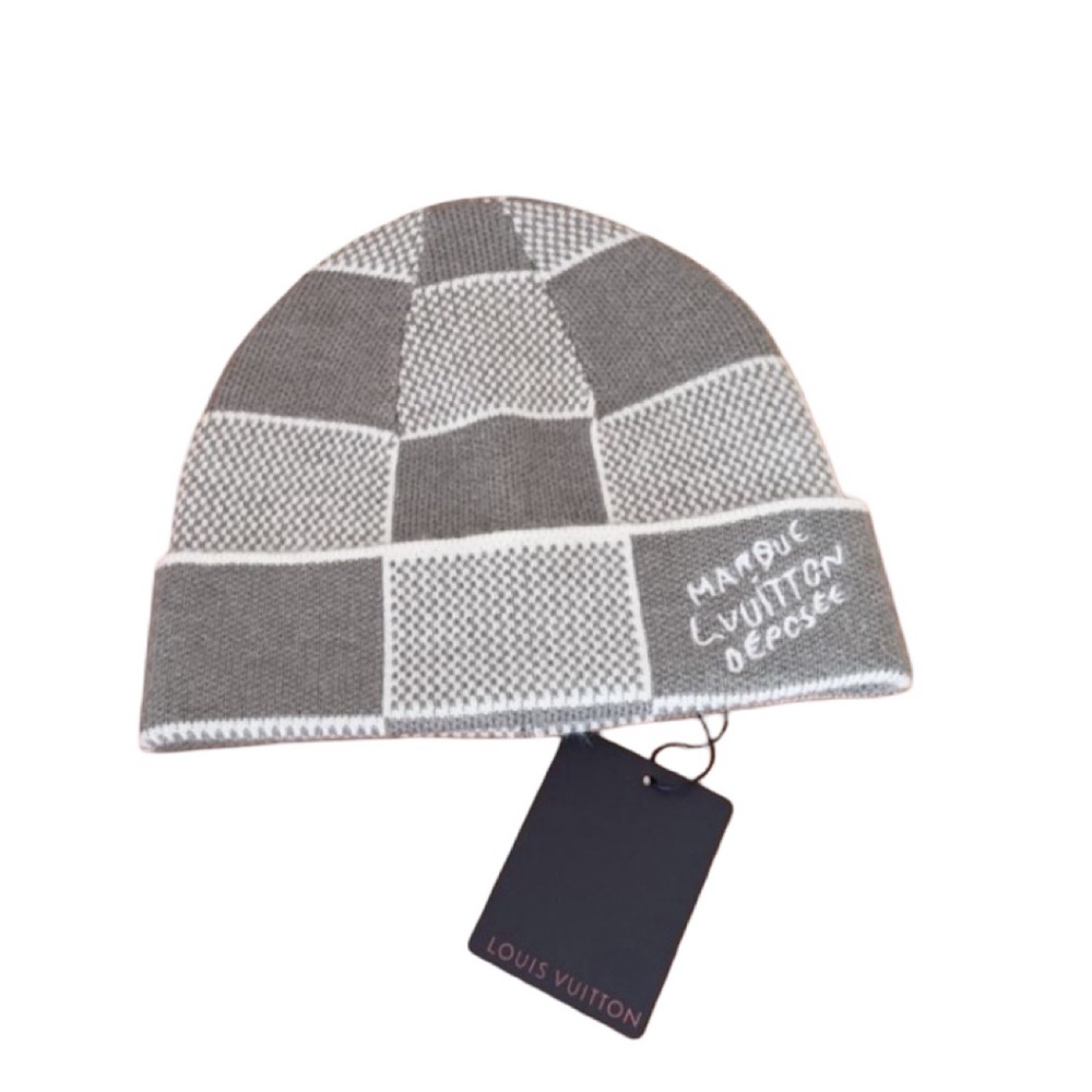 Damier Heritage Grey Beanie